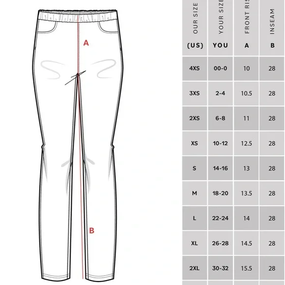 Universal Standard Indigo Don’t Call Them Jeggings - Picture 4 of 7